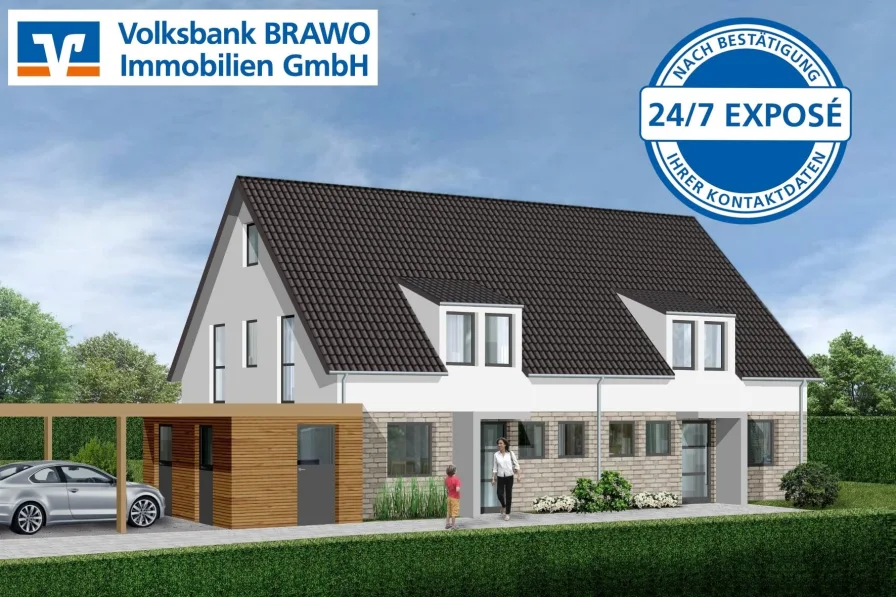 Hausansicht - Haus kaufen in Gifhorn - Ankommen in den eigenen vier Wänden!