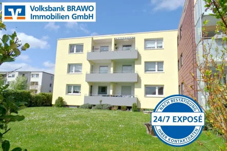 Außenansicht - Wohnung kaufen in Braunschweig - Eine echte Gelegenheit – 3-Zimmerwohnung in Hondelage