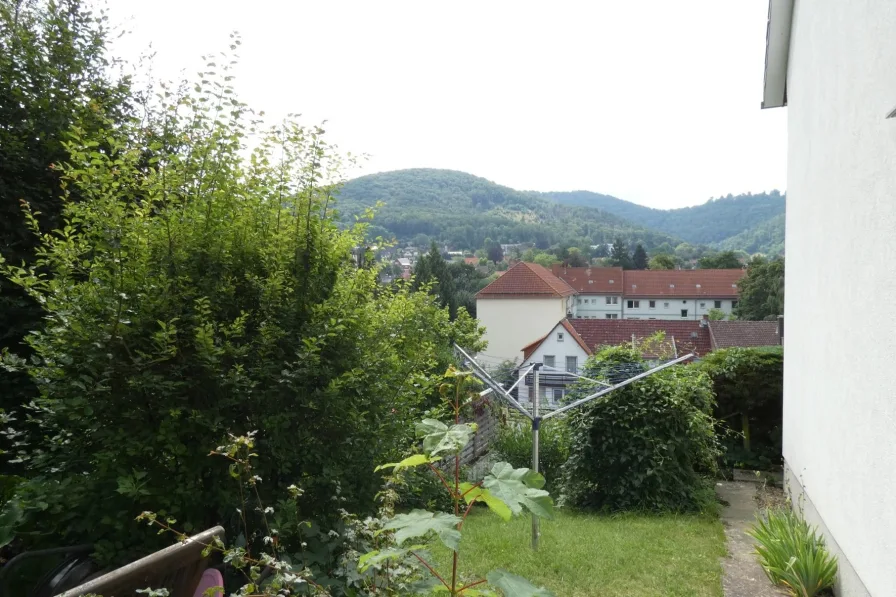 Seitlicher Garten mit Ausblick