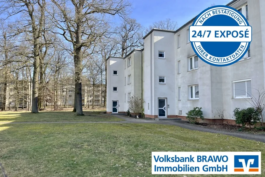 Außenansicht - Wohnung kaufen in Wolfsburg - 2-Zimmer-Wohnung mit Balkon und stabilen Mieteinnahmen!