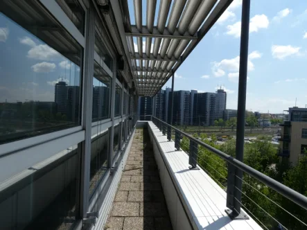 Dachterrasse - Büro/Praxis mieten in München - STOCK - Provisionfrei - Büro direkt an der Stammstreck am Ostbahnhof