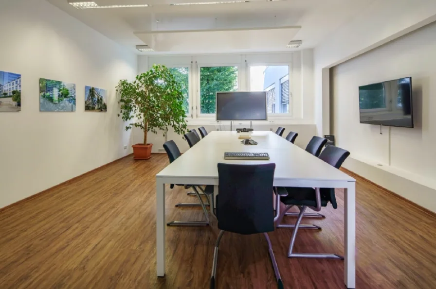 Büroansicht - Büro/Praxis mieten in München - STOCK -  Bürogebäude | hohe Decken | Campus