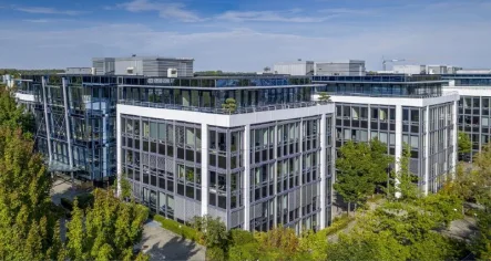 Außenansicht 1 - Büro/Praxis mieten in Ismaning - STOCK -  Tolle Architektur | Ismaning | modern