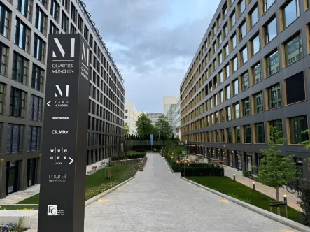 Visualisierung - Büro/Praxis mieten in München - STOCK - Dachterrasse | Panoramafenster | Alpenblick