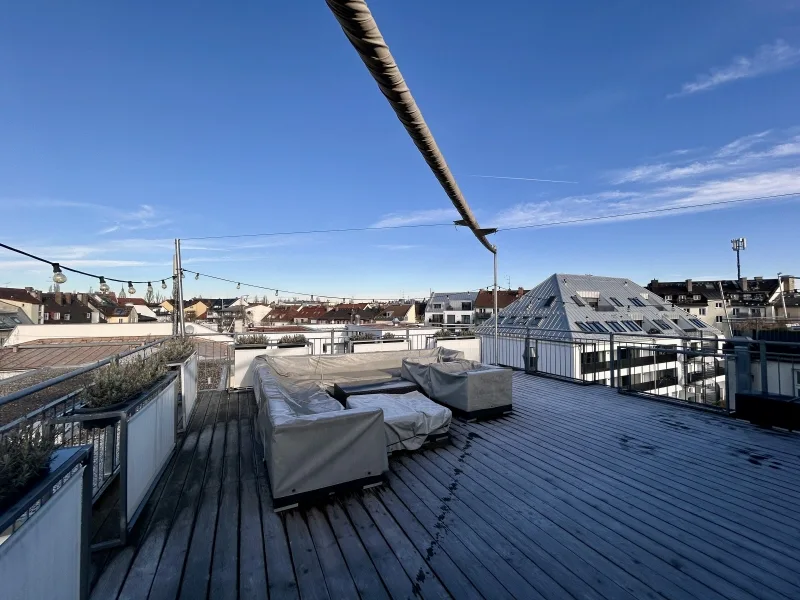 Dachterrasse - Büro/Praxis mieten in München - STOCK - Dachterrasse | Loft | Glockenbach