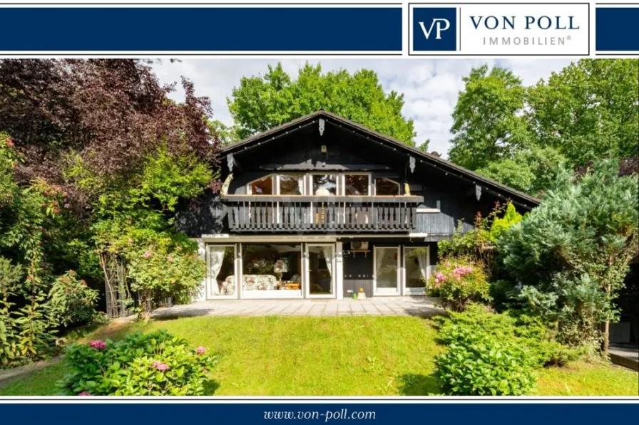 VPI Gartenanisicht - Haus kaufen in Berlin - Luxushaus  (Schwimmbad, Sauna, Doppelgarage.....