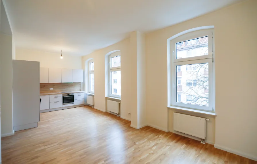 Wohnen / Essen / Kochen - Wohnung kaufen in Berlin - KERNSANIERTE 2-ZIMMER-WOHNUNG NAHE WRÖHMÄNNERPARK UND DER HAVEL