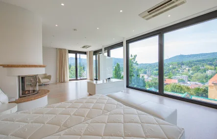 Master-Bedroom - Wohnung kaufen in Baden-Baden - LUXURIÖSE 5-ZIMMER-MAISONETT IM MODERNEN NEUBAU MIT TIEFGARAGENSTELLPLÄTZEN