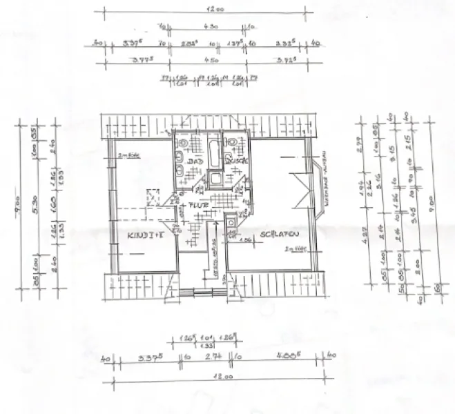 Grundriss DG 1