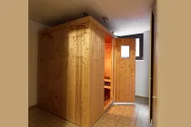 Saune im Kellergeschoss