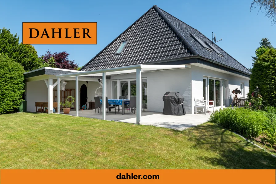 Garten und Terrasse - Haus kaufen in Rosengarten  Nenndorf - TOP - Energetisch saniertes Einfamilienhaus. Auch ideal für generationsübergreifendes Wohnen