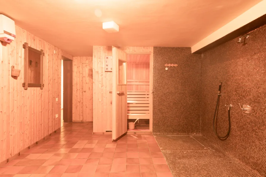 Sauna im Souterrain