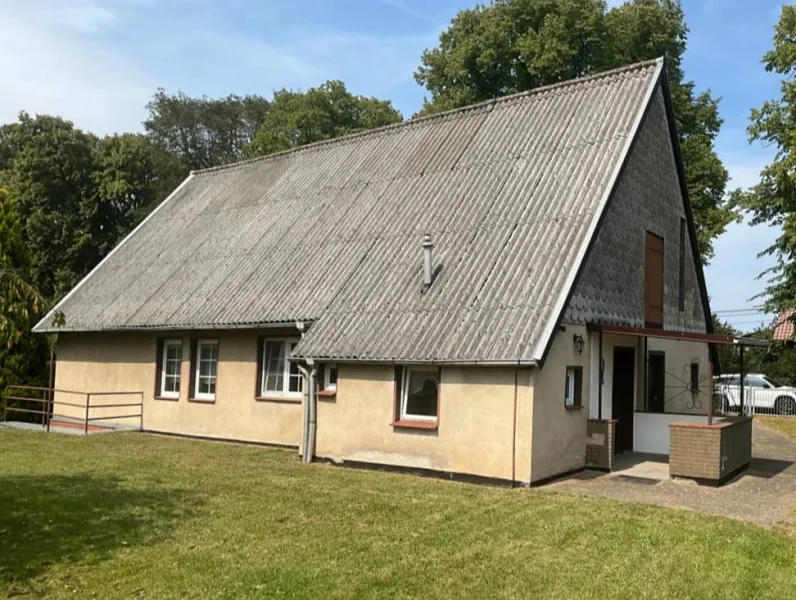 Hausansicht - Haus kaufen in Dobin am See - Dornröschenschloss wartet auf Sie nahe des Schweriner See