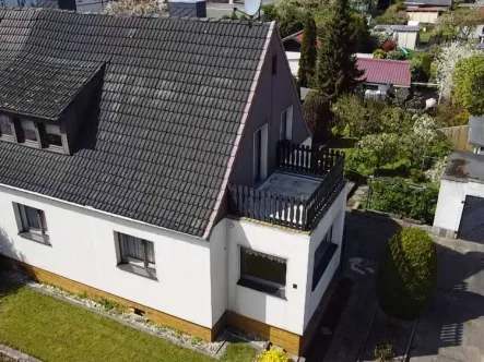 Luftaufnahme  - Haus kaufen in Wismar - Ihr neuer Wohntraum in idyllischer Lage nahe der Ostsee