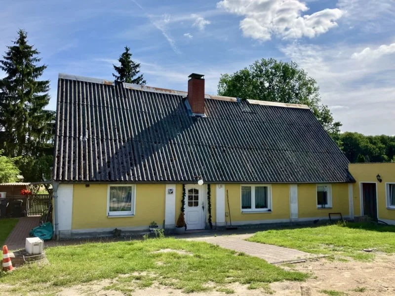 Vorderansicht - Haus kaufen in Potthagen - Gemütliche Bauernkate mit reizendem Grundstück