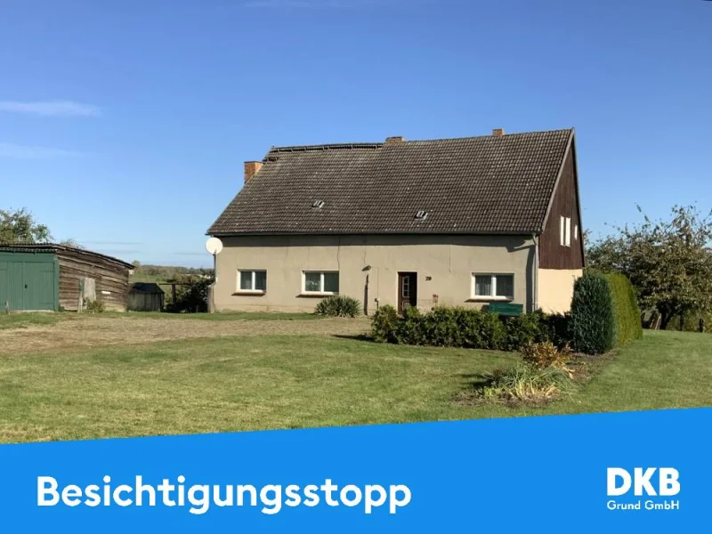 Besichtigungsstopp - Haus kaufen in Burg Stargard / Bargensdorf - Bauernhaus mit zusätzlichem Bauland für vielfältige Nutzung