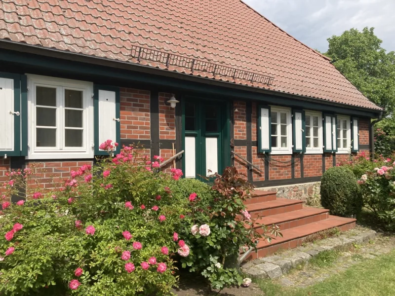 Hauseingang - Haus kaufen in Gnevkow / Prützen - Reizendes Landhaus mit viel Charakter