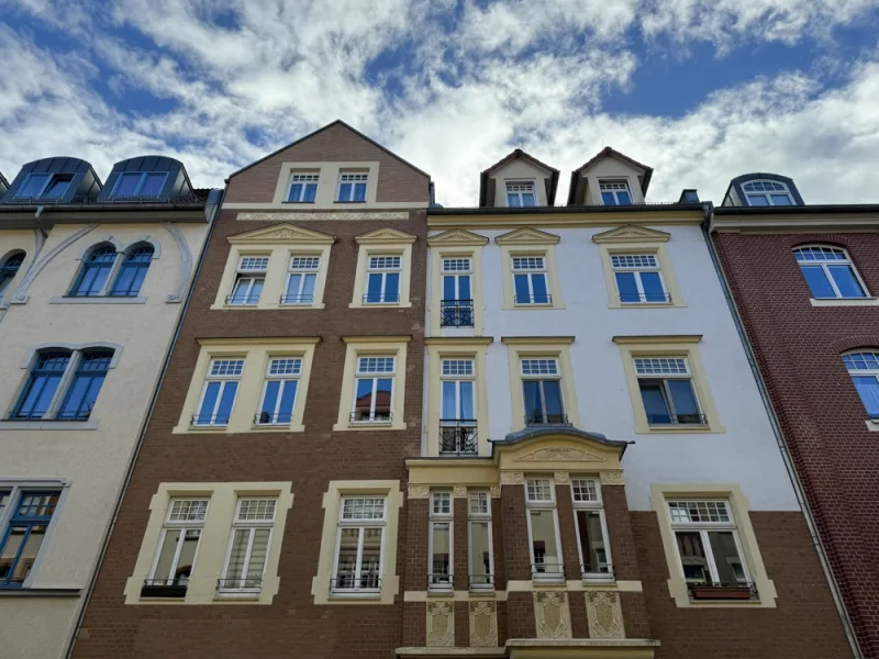 Straßenansicht - Wohnung kaufen in Erfurt - Genießen Sie das Stadtleben in der Landeshauptstadt