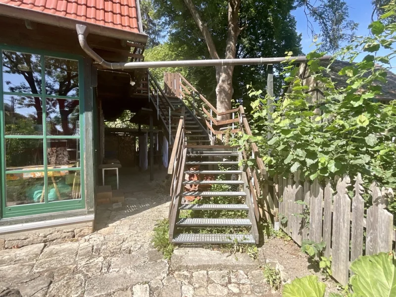 Treppe zum 1. Obergeschoss