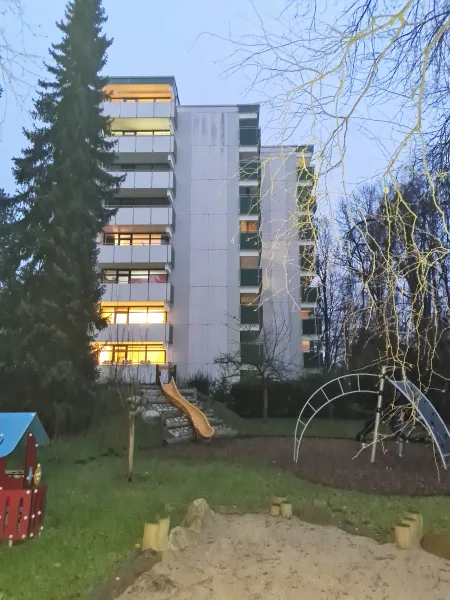 Ansicht - Wohnung mieten in Hamburg - Langenhorn: gemütliche 1-Zimmer-Wohnung mit großem Balkon