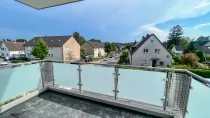 Blick vom Balkon/Umgebung