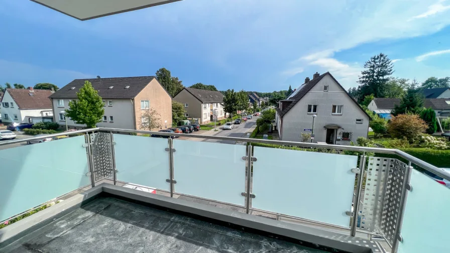 Blick vom Balkon/Umgebung