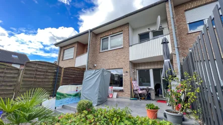 Rückansicht - Haus kaufen in Issum / Sevelen - Modernisiertes Reihenhaus mit toller Lage in Issum