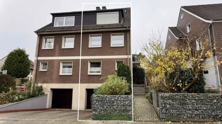 Titelbild - Haus kaufen in Essen / Schönebeck - *** RESERVIERT *** Charmante Doppelhaushälfte  zum Wohlfühlen in ruhiger Lage von Essen-Schönebeck