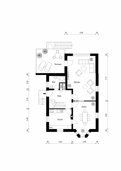 Grundriss Erdgeschoss