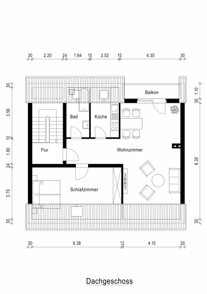 Grundriss Dachgeschoss