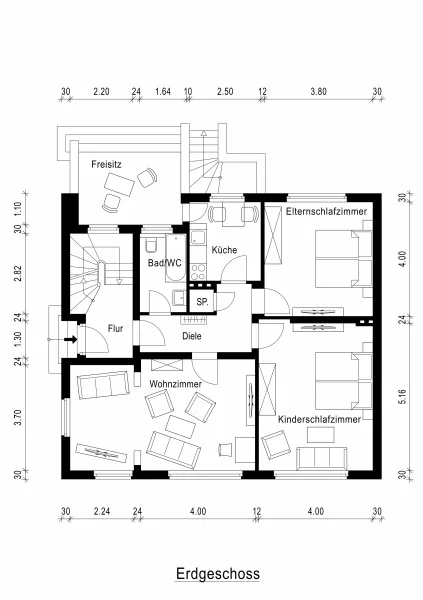 Grundriss Erdgeschoss