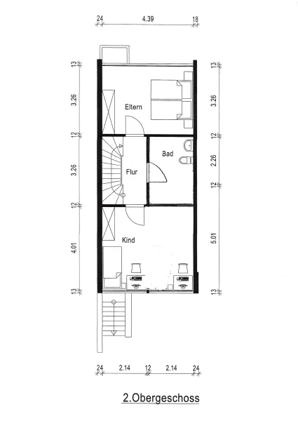 Grundriss 2 Obergeschoss