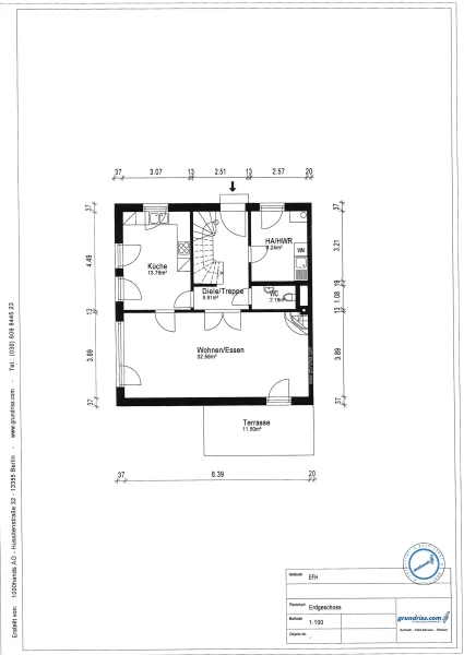 Grundriss Erdgeschoss