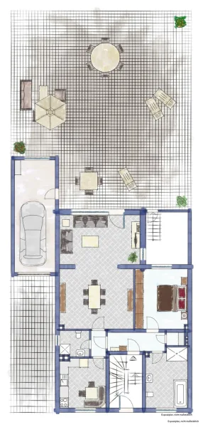 Grundriss Erdgeschosseinheit