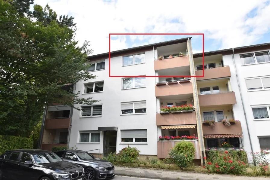 Straßenansicht II - Wohnung kaufen in Aachen - Vermietete 3-Zimmer-Eigentumswohnung mit Garage in gefragter Lage