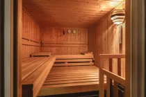 Saunabereich im Keller
