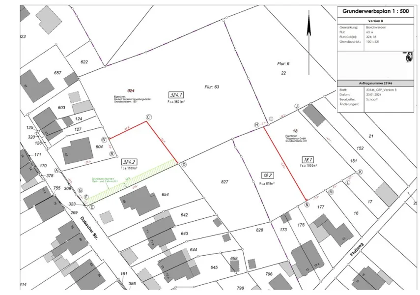 2024-01-23 - Grunderwerbsplan Dobacher Straße