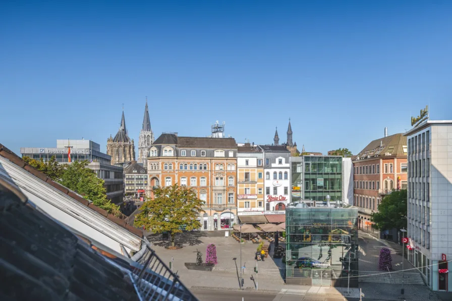 Blick in Richtung Holzgraben und Dom