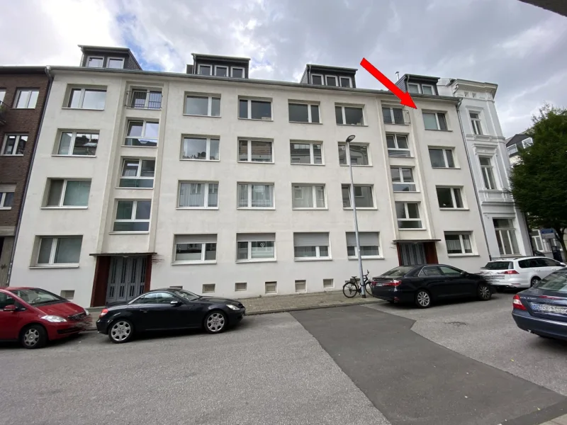 Frontansicht - Wohnung kaufen in Aachen - Attraktive 2-Zimmerwohnung mit Balkon in ruhiger Innenstadtlage