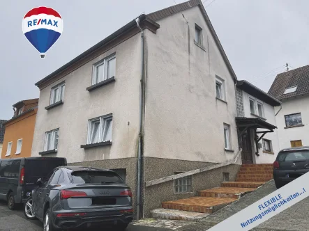 Branding-Vorderansicht-FLEXIBLE-Nutzungsmöglichkeiten - Haus kaufen in Illingen-Wustweiler - Günstiges Wohnvergnügen in Illingen: 1-2-Familienhaus für nur 115.000 €...!