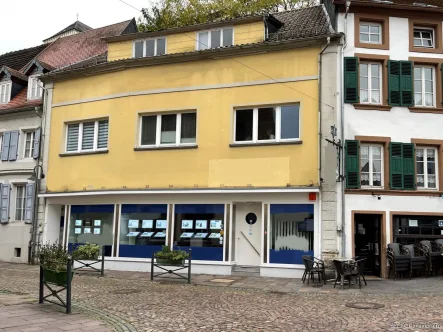 Frontansicht - Haus kaufen in Blieskastel - Wohn-und Geschäftshaus in zentraler Lage