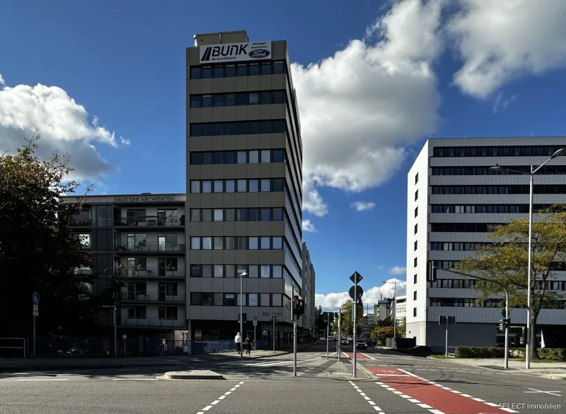 Ansicht - Büro/Praxis mieten in Saarbrücken - Schöne Büroräume in zentrale Lage mit toller Aussicht