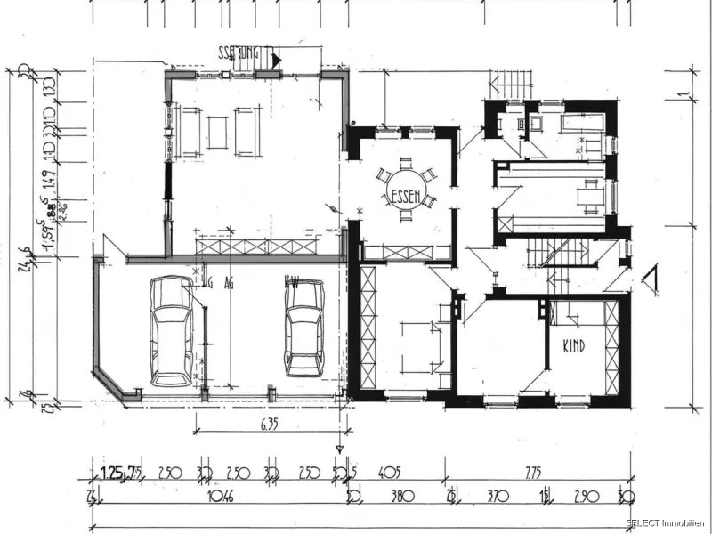 Grundriss EG  mit Erweiterung