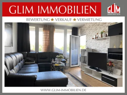 Wohnzimmer - Wohnung kaufen in Krefeld - Modernisierte, vermietete 3 Zim.Wohnung in KR- Dießem/Lehmheide.