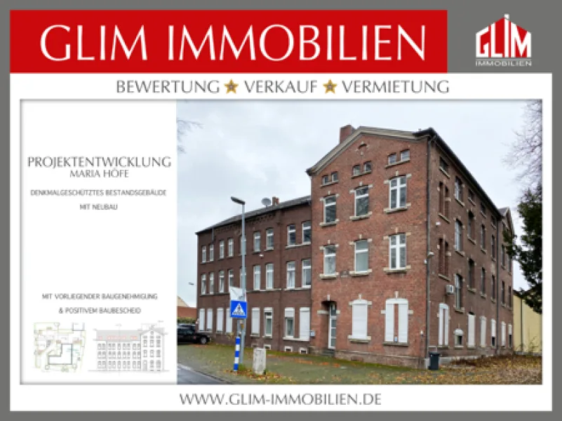 Fassade - Haus kaufen in Bedburg - PROJEKTENTWICKLUNG MARIA HÖFE in BEDBURG