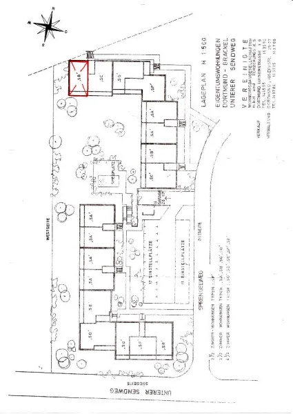 Lageplan der Wohnung