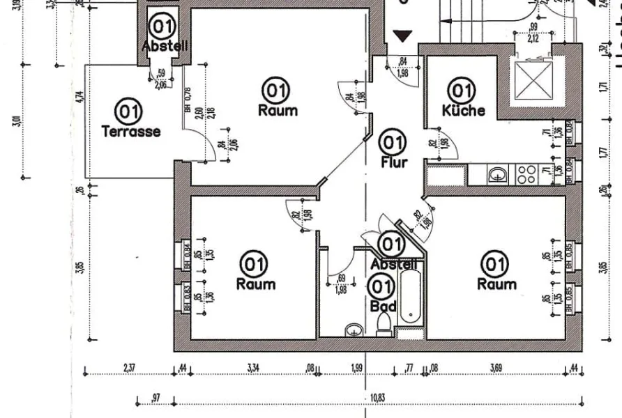 Grundriss WE01