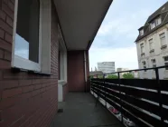 Balkon einer Wohnung