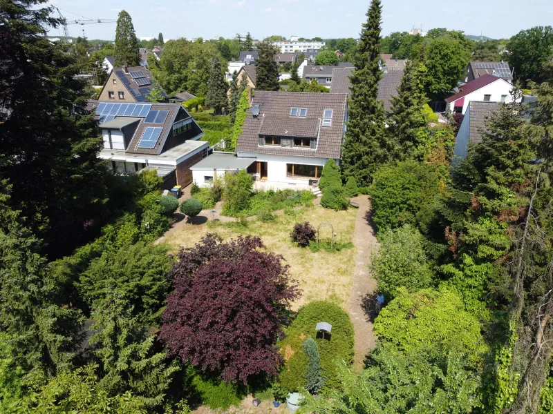 Blick auf das Haus von Süden