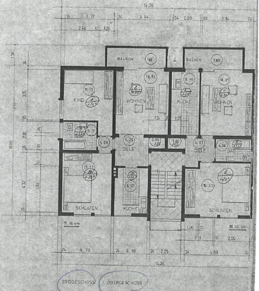 Grundriss EG und 1.OG